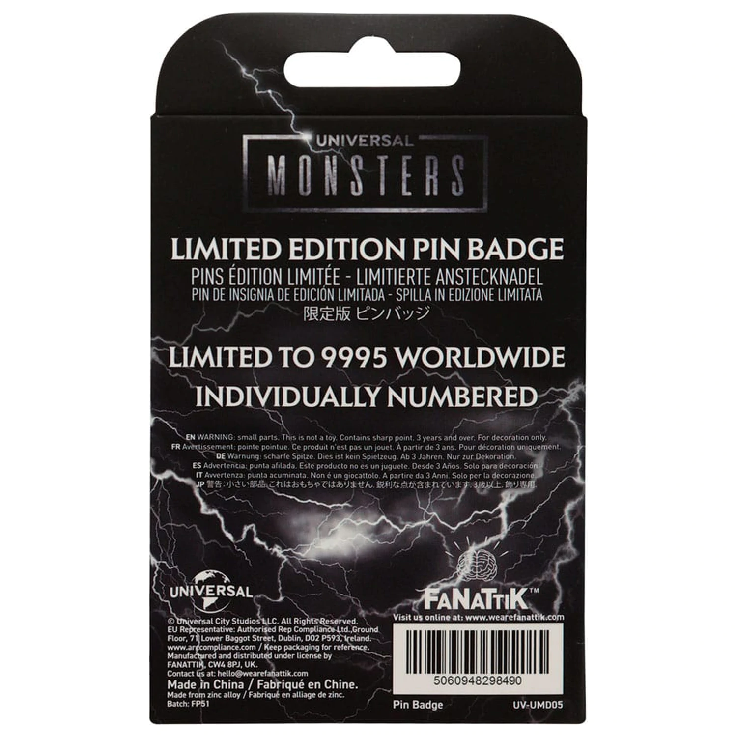 Odznaka / Pin Universal Monsters Edycja Limitowana zdjęcie produktu