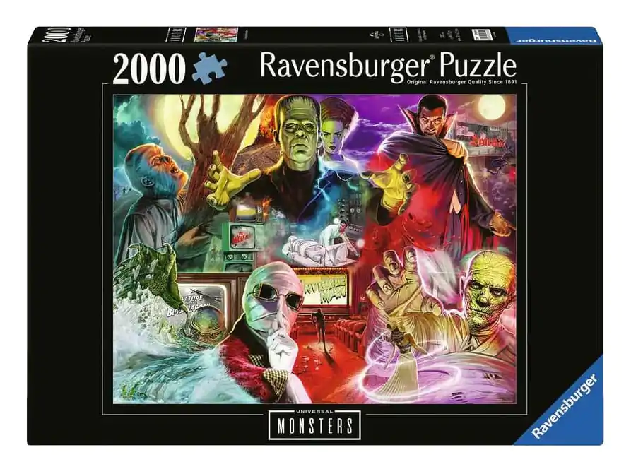 Puzzle Universal Monsters (2000 elementów) zdjęcie produktu
