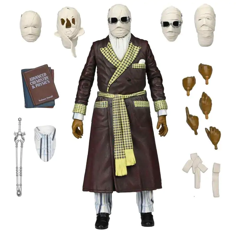 Universal Monsters Niewidzialny Człowiek Ultimate Invisible Man Kemp House Color Version figurka 18 cm zdjęcie produktu