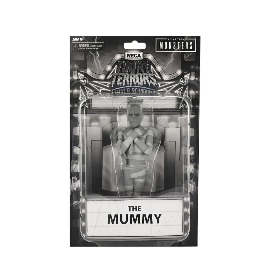 Universal Monsters Mumia Czarno-Biała Mumia Toony Terrors figurka 15 cm zdjęcie produktu