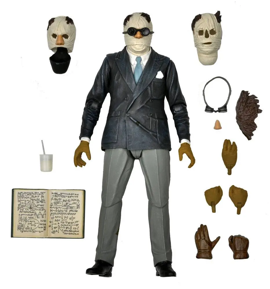 Universal Monsters Figurka Akcji Ultimate The Invisible Man 18 cm zdjęcie produktu