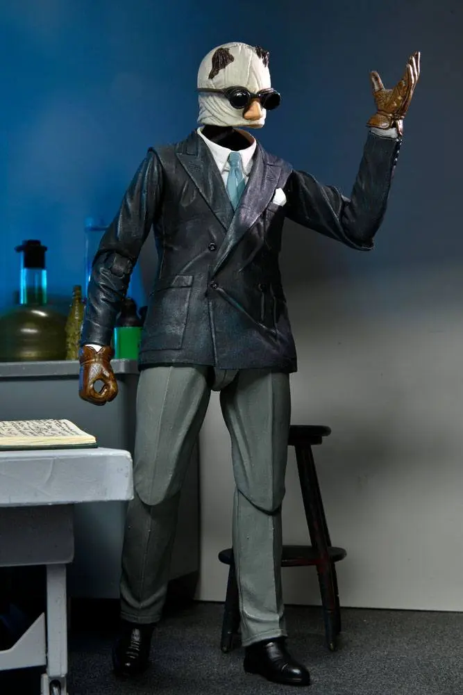 Universal Monsters Figurka Akcji Ultimate The Invisible Man 18 cm zdjęcie produktu