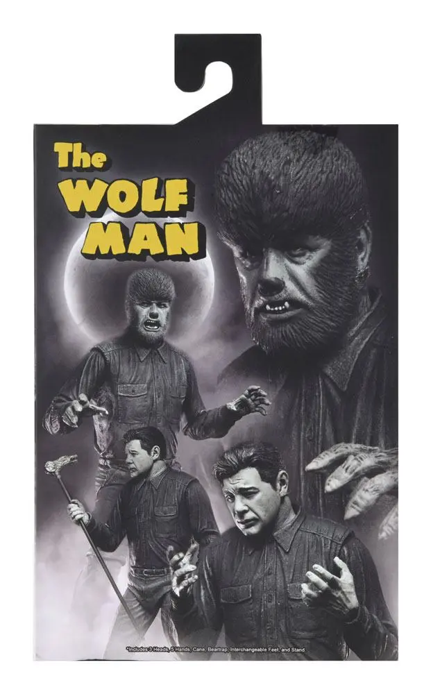 Universal Monsters Figurka Akcji Ultimate The Wolf Man (Black & White) 18 cm zdjęcie produktu