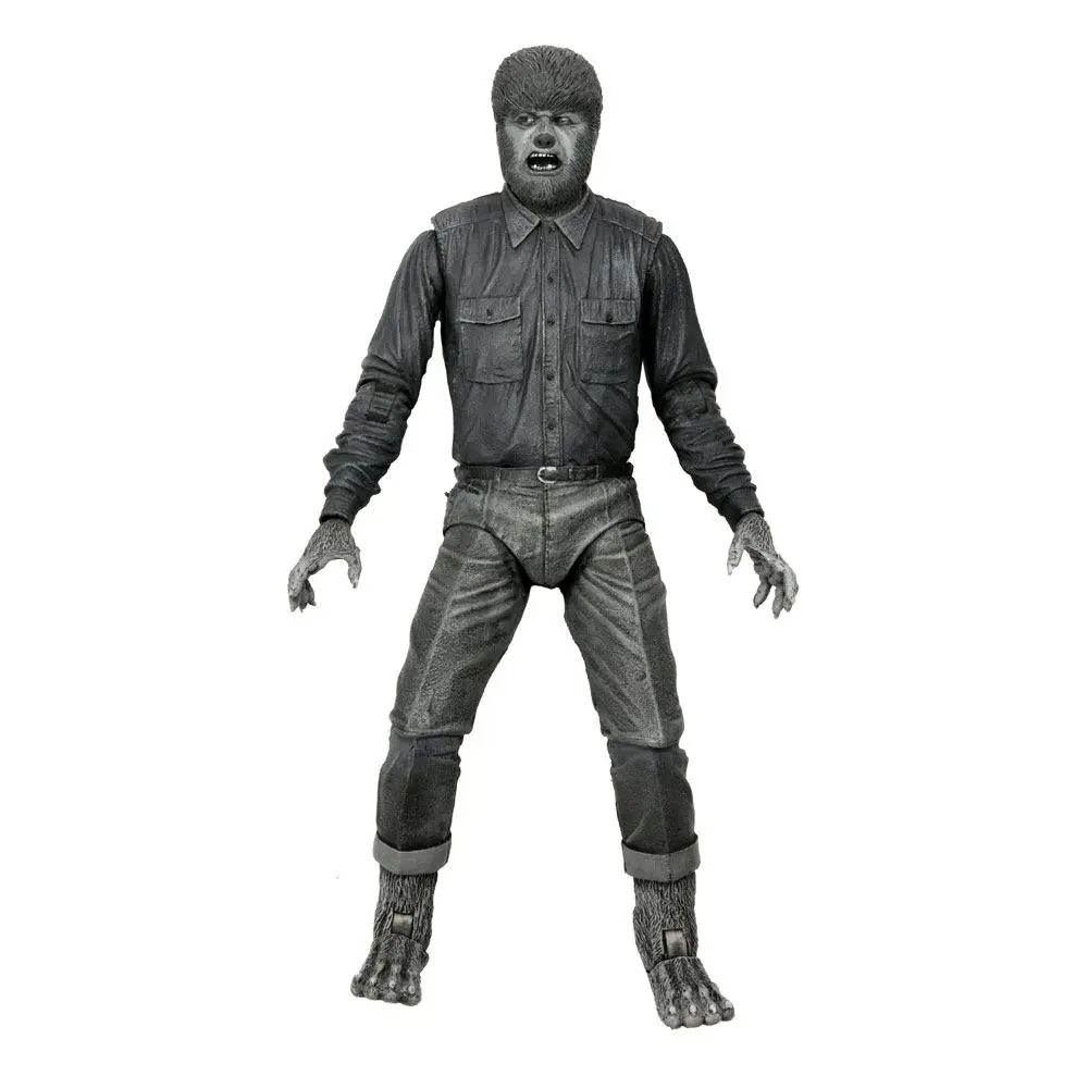 Universal Monsters Figurka Akcji Ultimate The Wolf Man (Black & White) 18 cm zdjęcie produktu