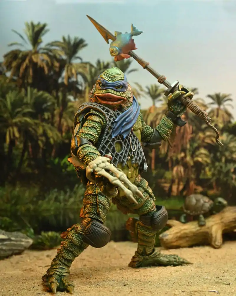 Universal Monsters x Teenage Mutant Ninja Turtles Figurka Akcji w Skali Leonardo jako Stwór 18 cm zdjęcie produktu