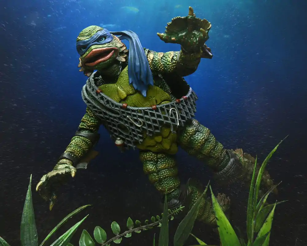 Universal Monsters x Teenage Mutant Ninja Turtles Figurka Akcji w Skali Leonardo jako Stwór 18 cm zdjęcie produktu