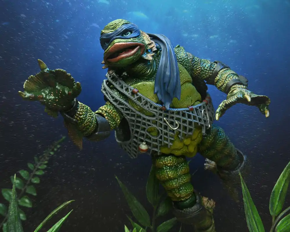 Universal Monsters x Teenage Mutant Ninja Turtles Figurka Akcji w Skali Leonardo jako Stwór 18 cm zdjęcie produktu
