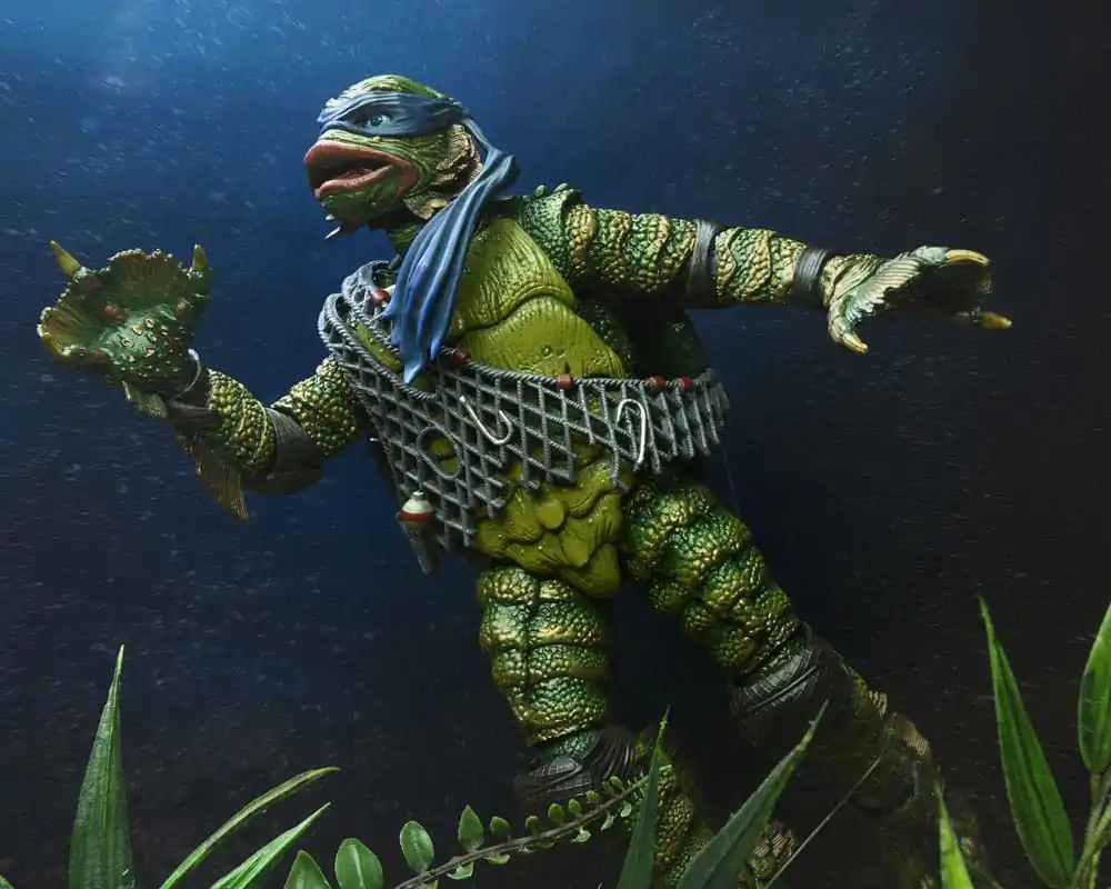 Universal Monsters x Teenage Mutant Ninja Turtles Figurka Akcji w Skali Leonardo jako Stwór 18 cm zdjęcie produktu