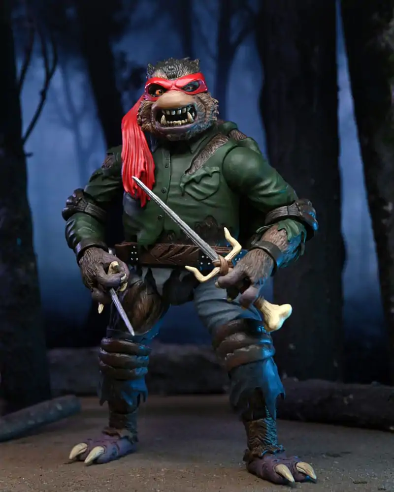 Universal Monsters x Teenage Mutant Ninja Turtles Action Figure Ultimate Raphael jako The Wolfman 18 cm Figurka Akcji zdjęcie produktu