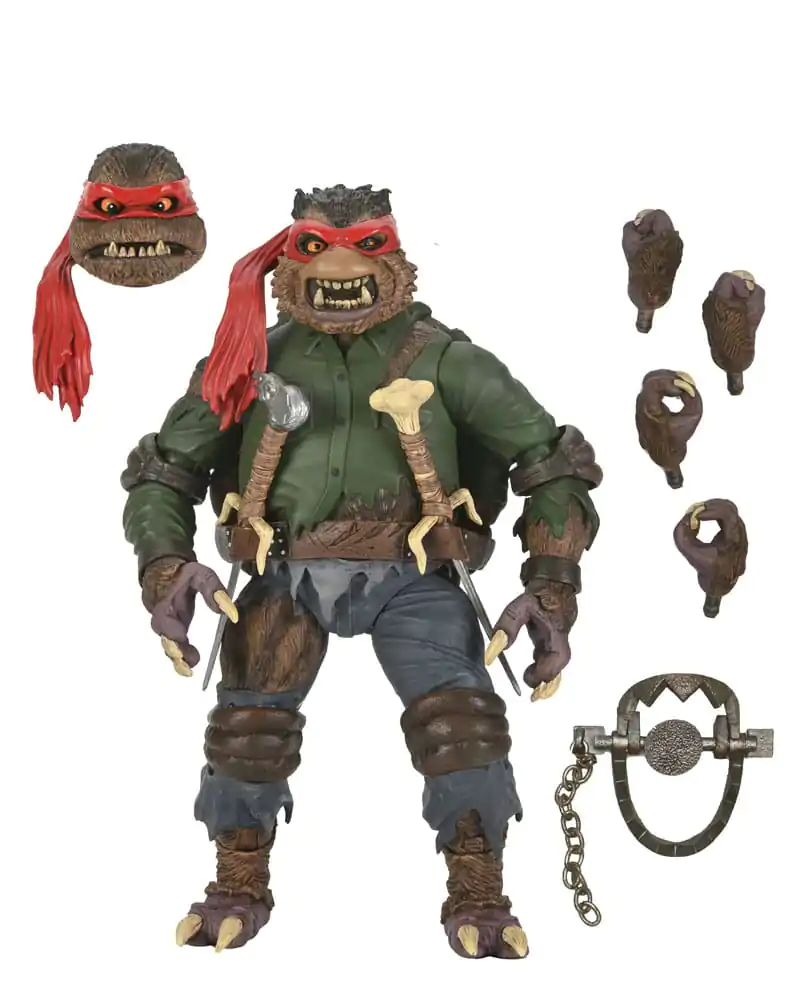 Universal Monsters x Teenage Mutant Ninja Turtles Action Figure Ultimate Raphael jako The Wolfman 18 cm Figurka Akcji zdjęcie produktu