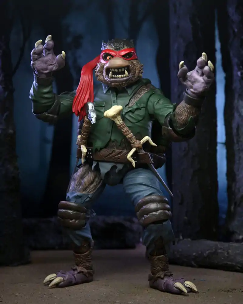 Universal Monsters x Teenage Mutant Ninja Turtles Action Figure Ultimate Raphael jako The Wolfman 18 cm Figurka Akcji zdjęcie produktu