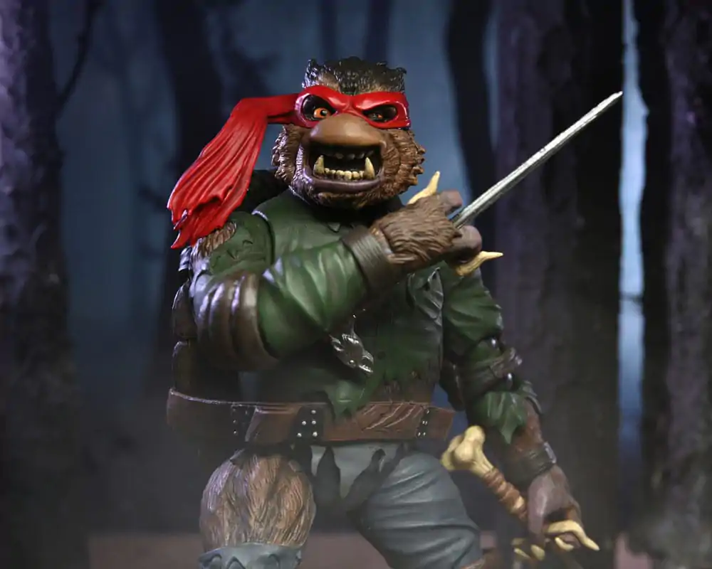 Universal Monsters x Teenage Mutant Ninja Turtles Action Figure Ultimate Raphael jako The Wolfman 18 cm Figurka Akcji zdjęcie produktu