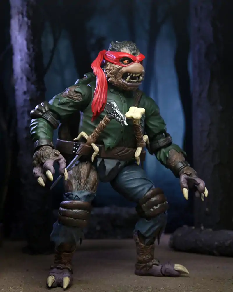 Universal Monsters x Teenage Mutant Ninja Turtles Action Figure Ultimate Raphael jako The Wolfman 18 cm Figurka Akcji zdjęcie produktu