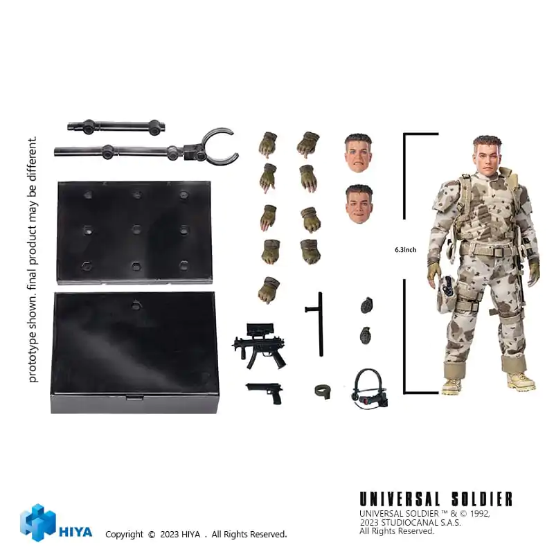 Universal Soldier Exquisite Super Series Figurka Akcji 1/12 Luc Deveraux 16 cm zdjęcie produktu