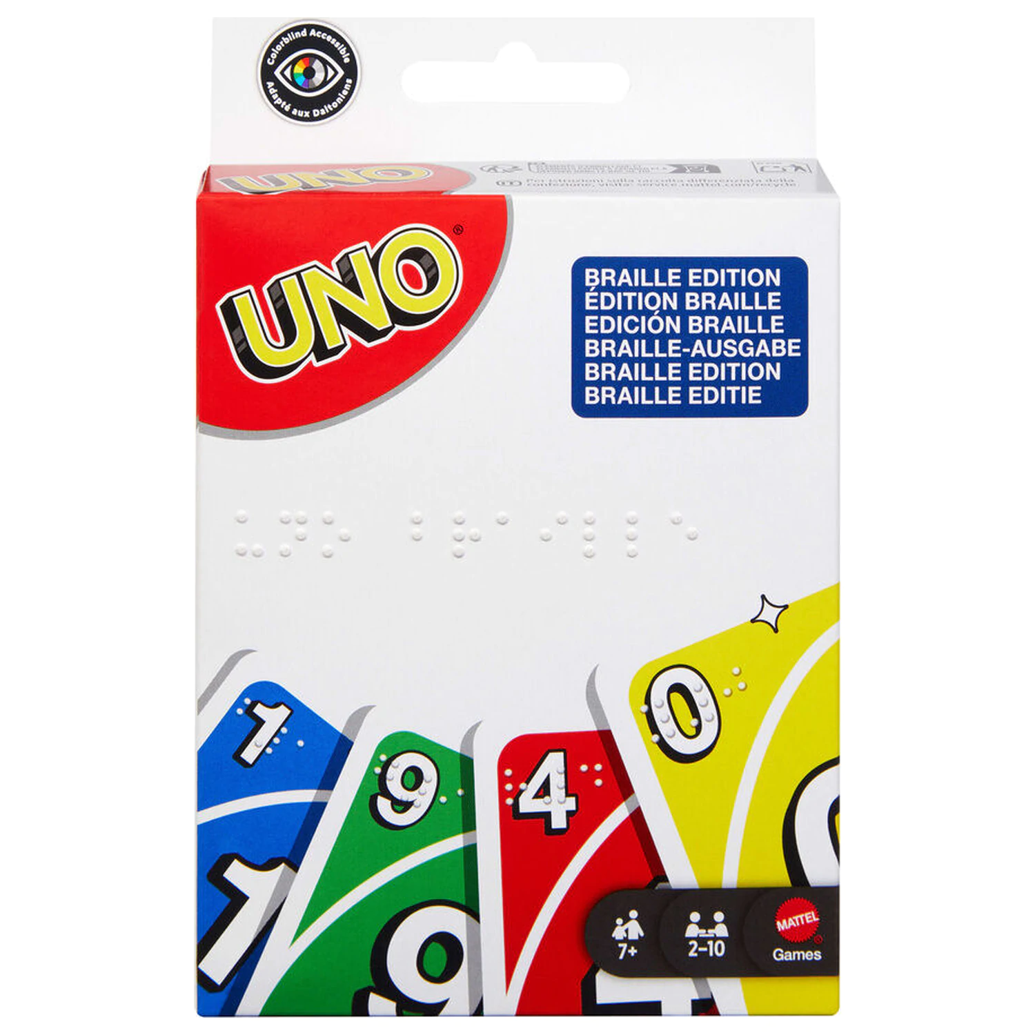Gra karciana UNO Braille zdjęcie produktu