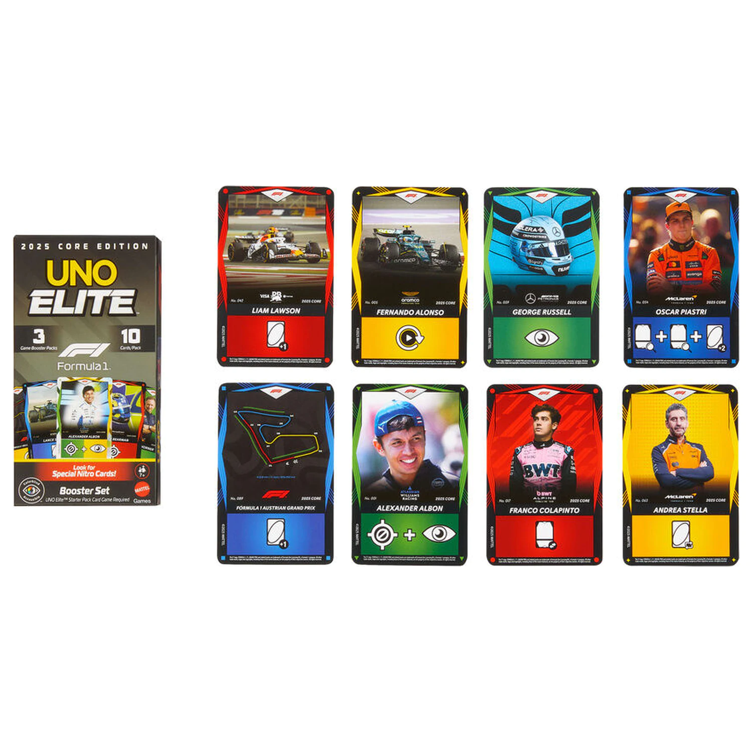 UNO Elite F1 Booster Pack gra karciana zdjęcie produktu