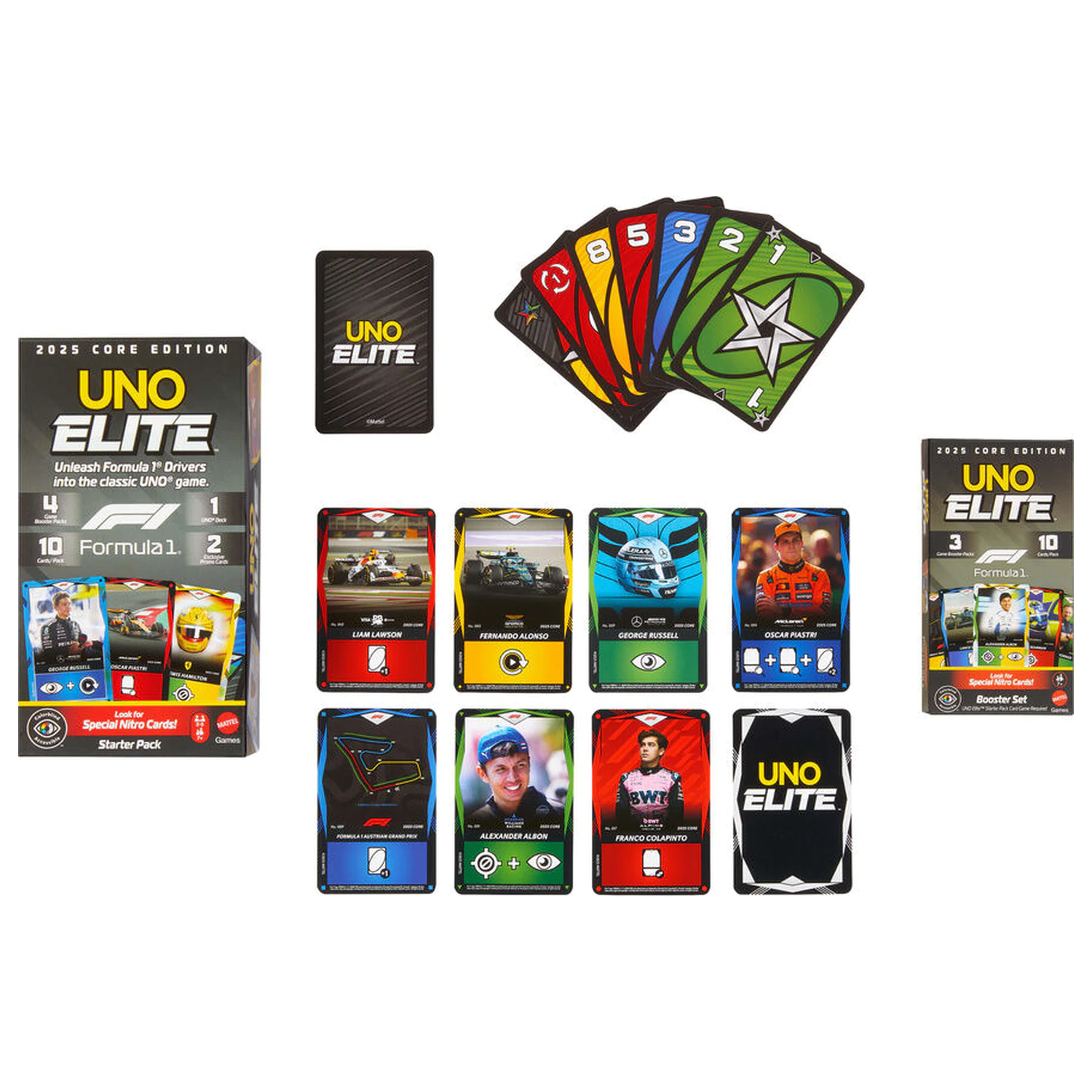 UNO Elite F1 Booster Pack gra karciana zdjęcie produktu