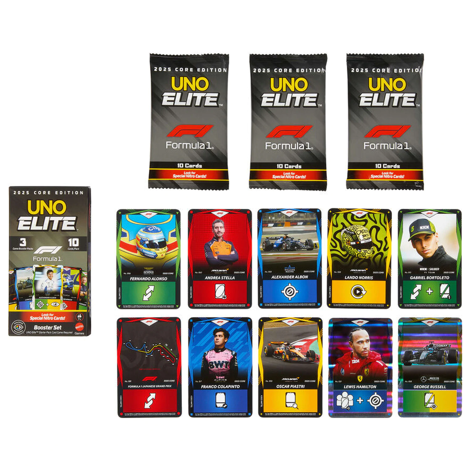 UNO Elite F1 Booster Pack gra karciana zdjęcie produktu