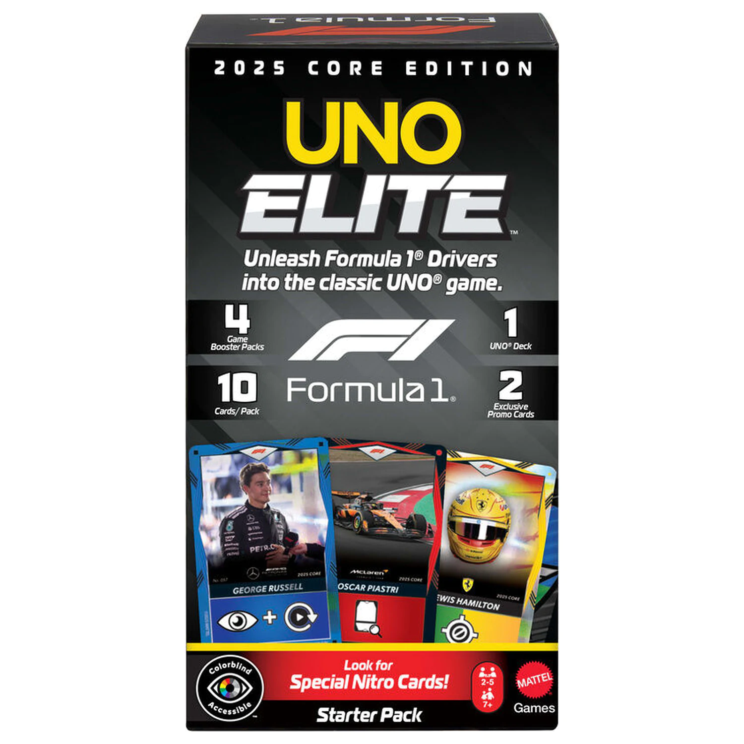 Gra karciana UNO Elite F1 Starter Pack zdjęcie produktu
