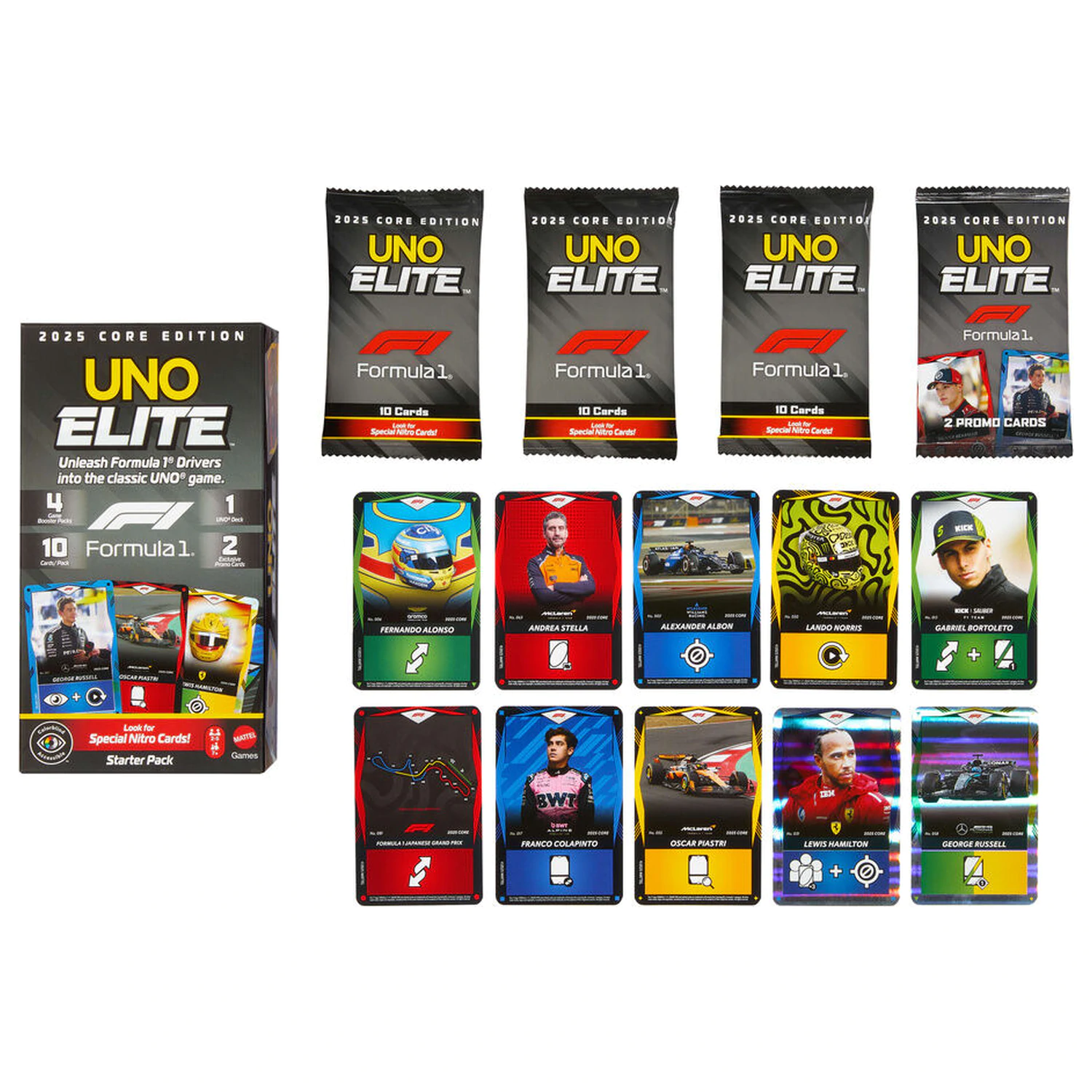 Gra karciana UNO Elite F1 Starter Pack zdjęcie produktu