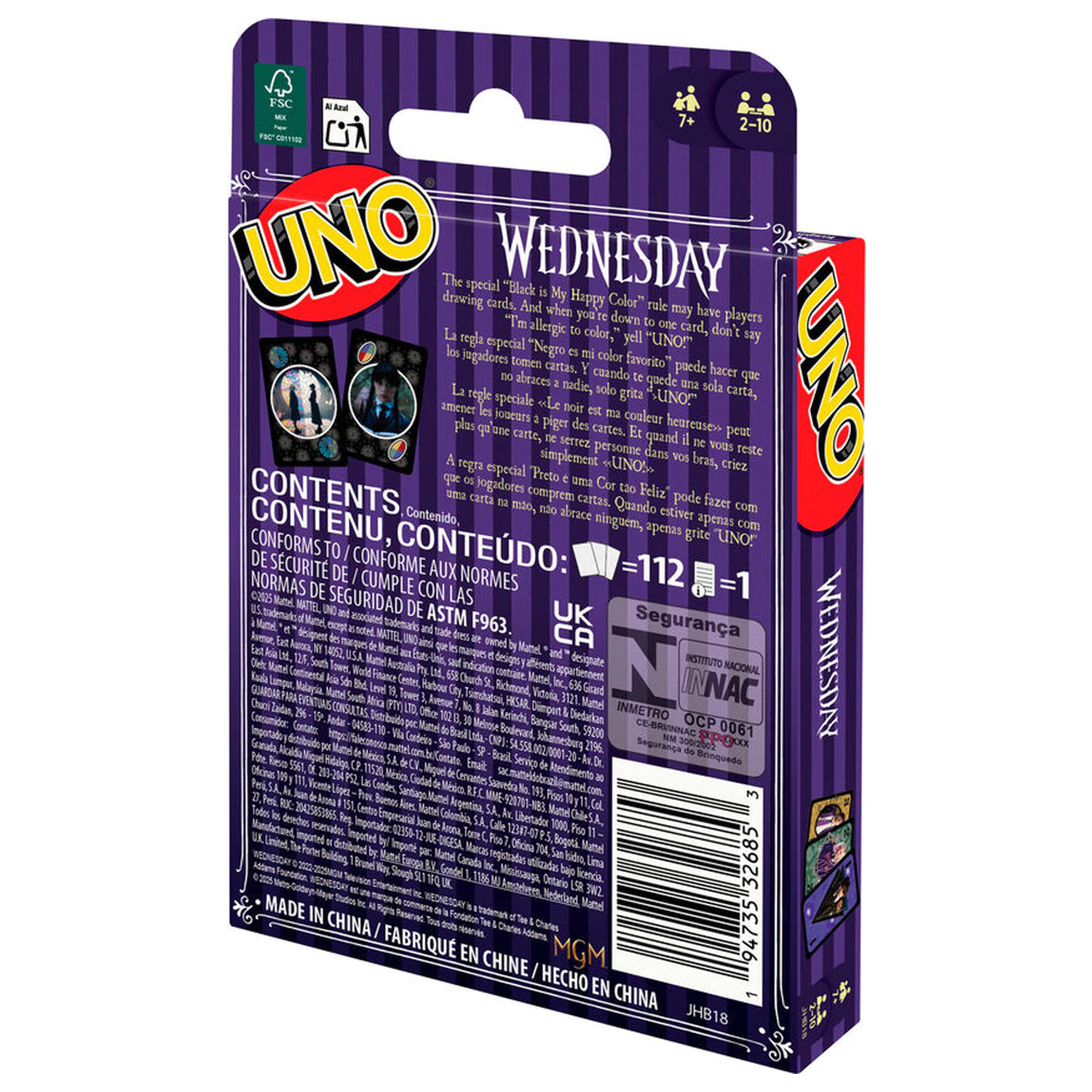 UNO Wednesday gra karciana zdjęcie produktu