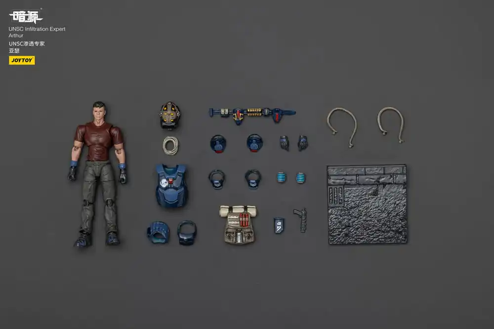 UNSC Dark Source figurka akcji Infiltration Expert Arthur 7 cm zdjęcie produktu