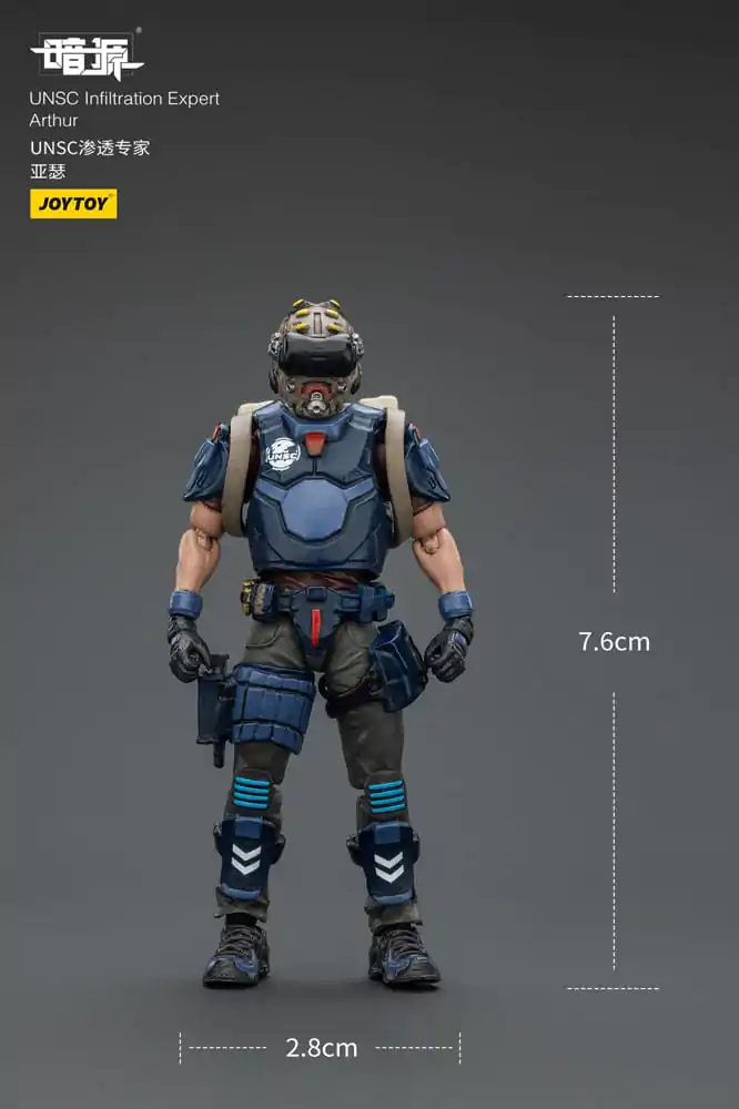 UNSC Dark Source figurka akcji Infiltration Expert Arthur 7 cm zdjęcie produktu