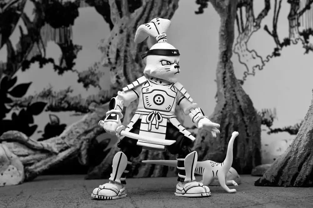 Usagi Yojimbo Figurka Akcji Samurai Usagi Yojimbo Black & White Figure 18 cm zdjęcie produktu