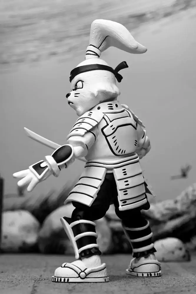 Usagi Yojimbo Figurka Akcji Samurai Usagi Yojimbo Black & White Figure 18 cm zdjęcie produktu