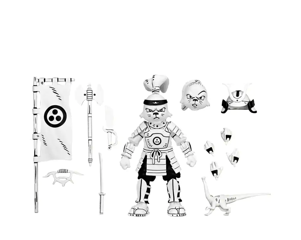 Usagi Yojimbo Figurka Akcji Samurai Usagi Yojimbo Black & White Figure 18 cm zdjęcie produktu