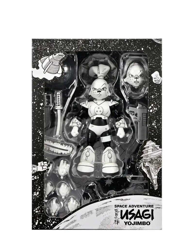 Usagi Yojimbo Figurka Akcji Space Usagi Yojimbo Czarno-Biała Figurka 18 cm zdjęcie produktu