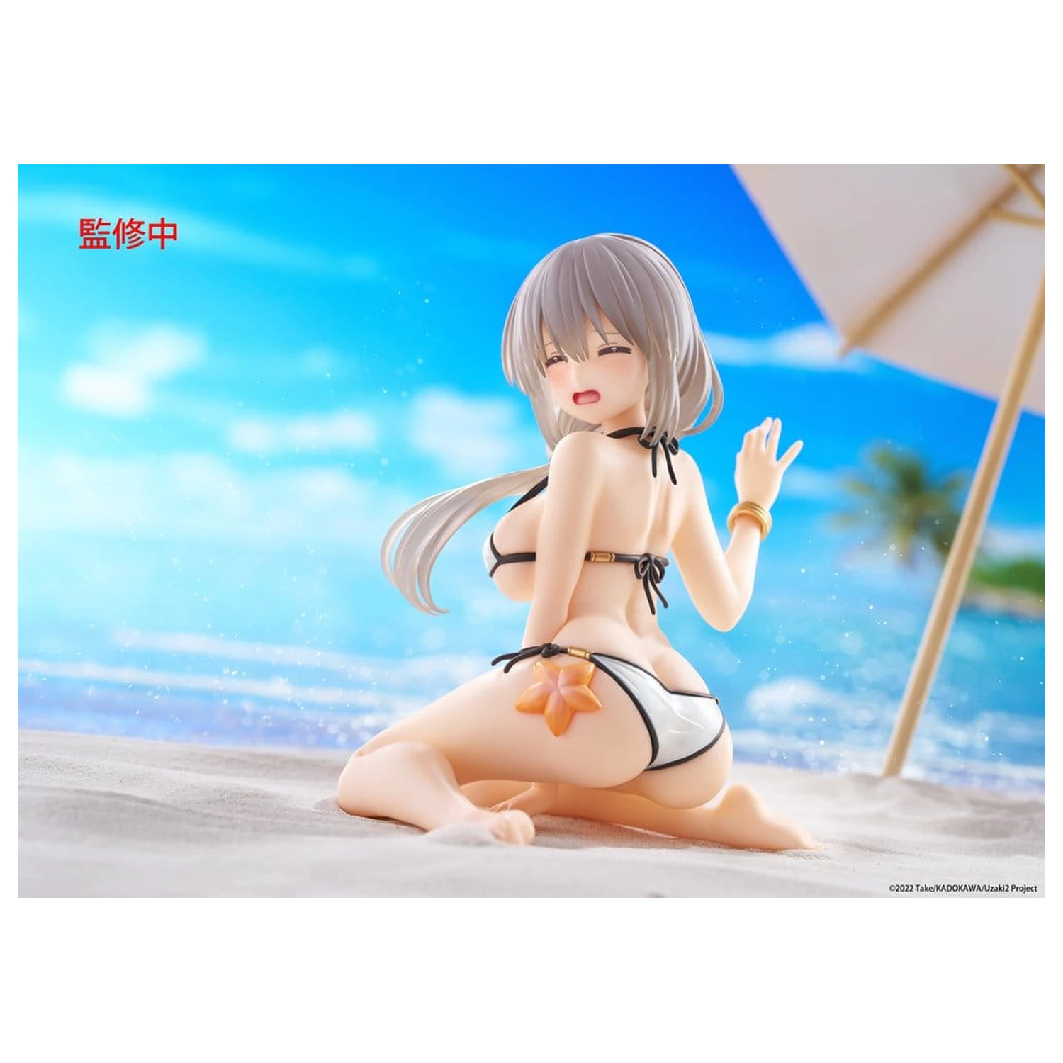 Uzaki-chan Wants to Hang Out! PVC Statue Figurka kolekcjonerska na biurko Tsuki Uzaki (Swimwear Ver.) 13 cm zdjęcie produktu
