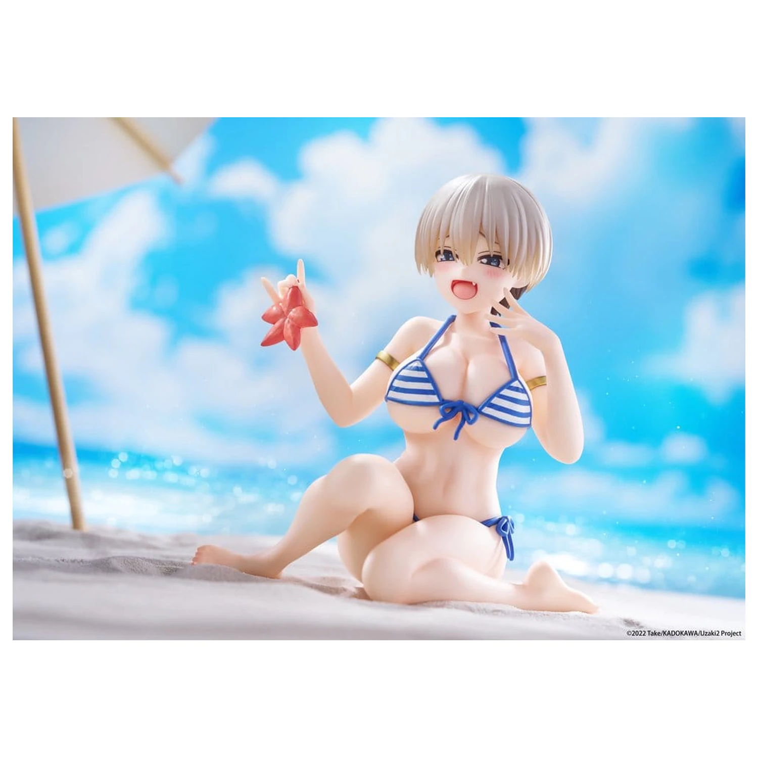Uzaki-chan Wants to Hang Out! Desktop Cute PVC figurka Hana Uzaki (Swim wear Ver.) 13 cm zdjęcie produktu