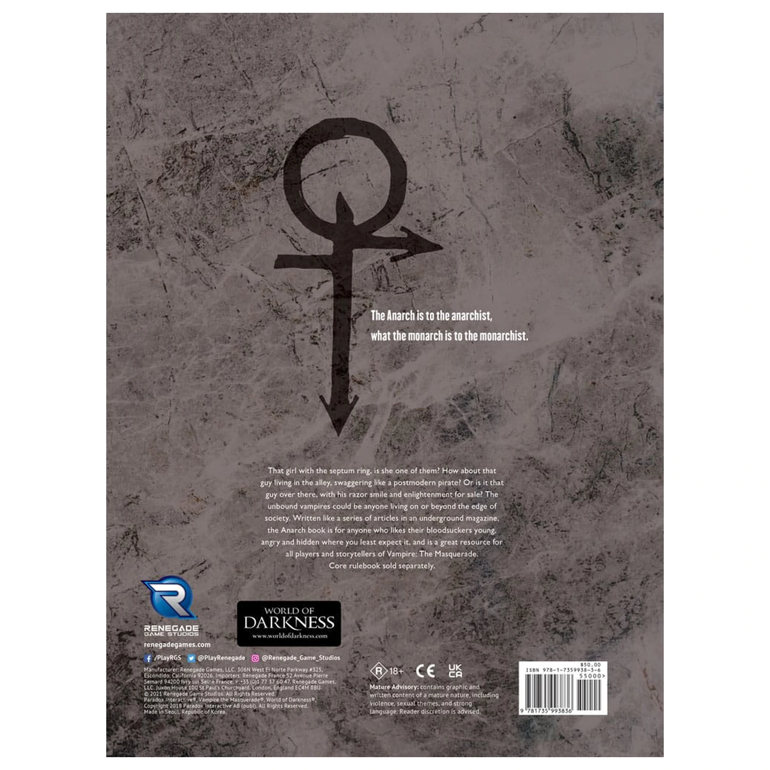 Vampire: The Masquerade 5th Edition książka RPG Alma Maters Sourcebook *Angielska wersja* zdjęcie produktu