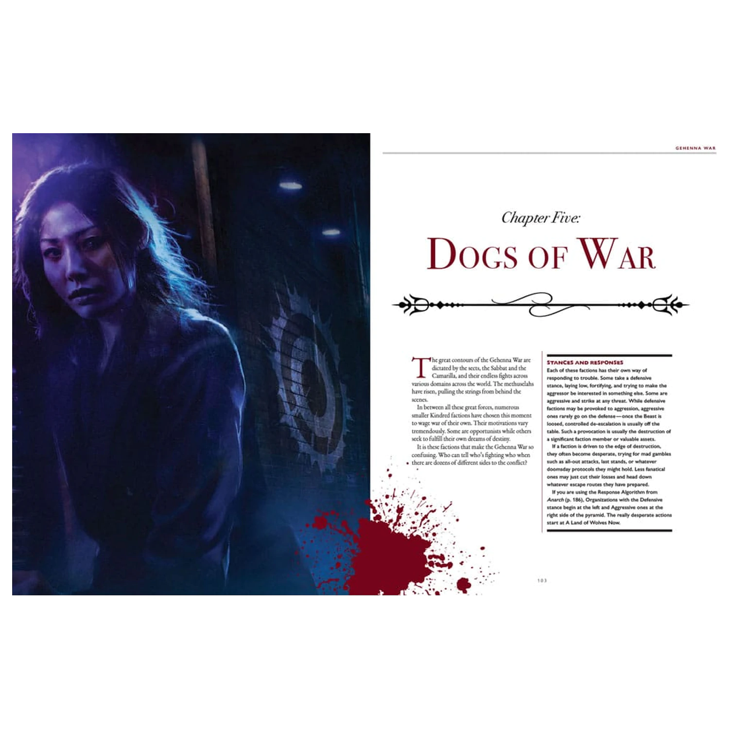 Vampire: The Masquerade 5th Edition RPG książka Gehenna War Sourcebook *Wersja Angielska* zdjęcie produktu