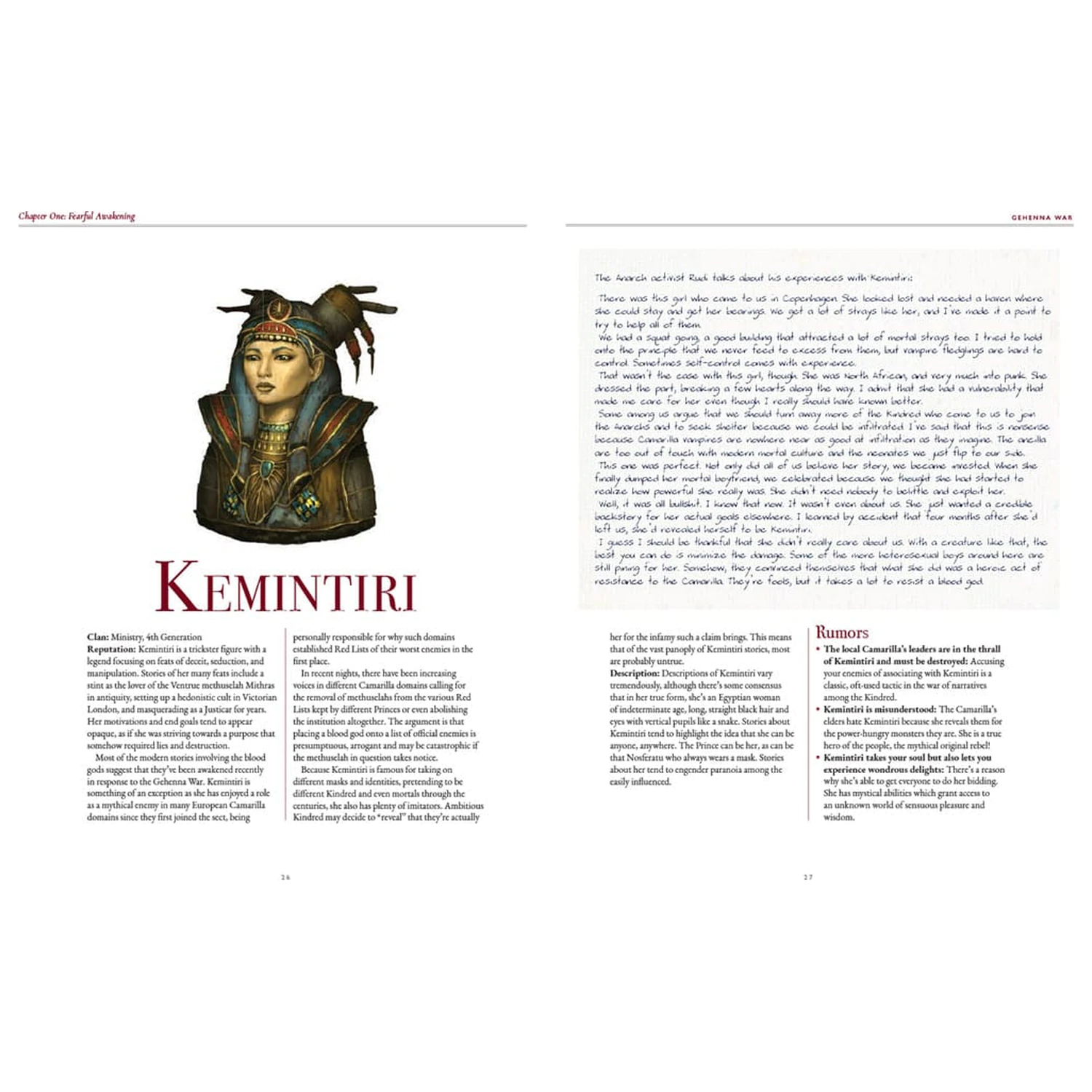 Vampire: The Masquerade 5th Edition RPG książka Gehenna War Sourcebook *Wersja Angielska* zdjęcie produktu