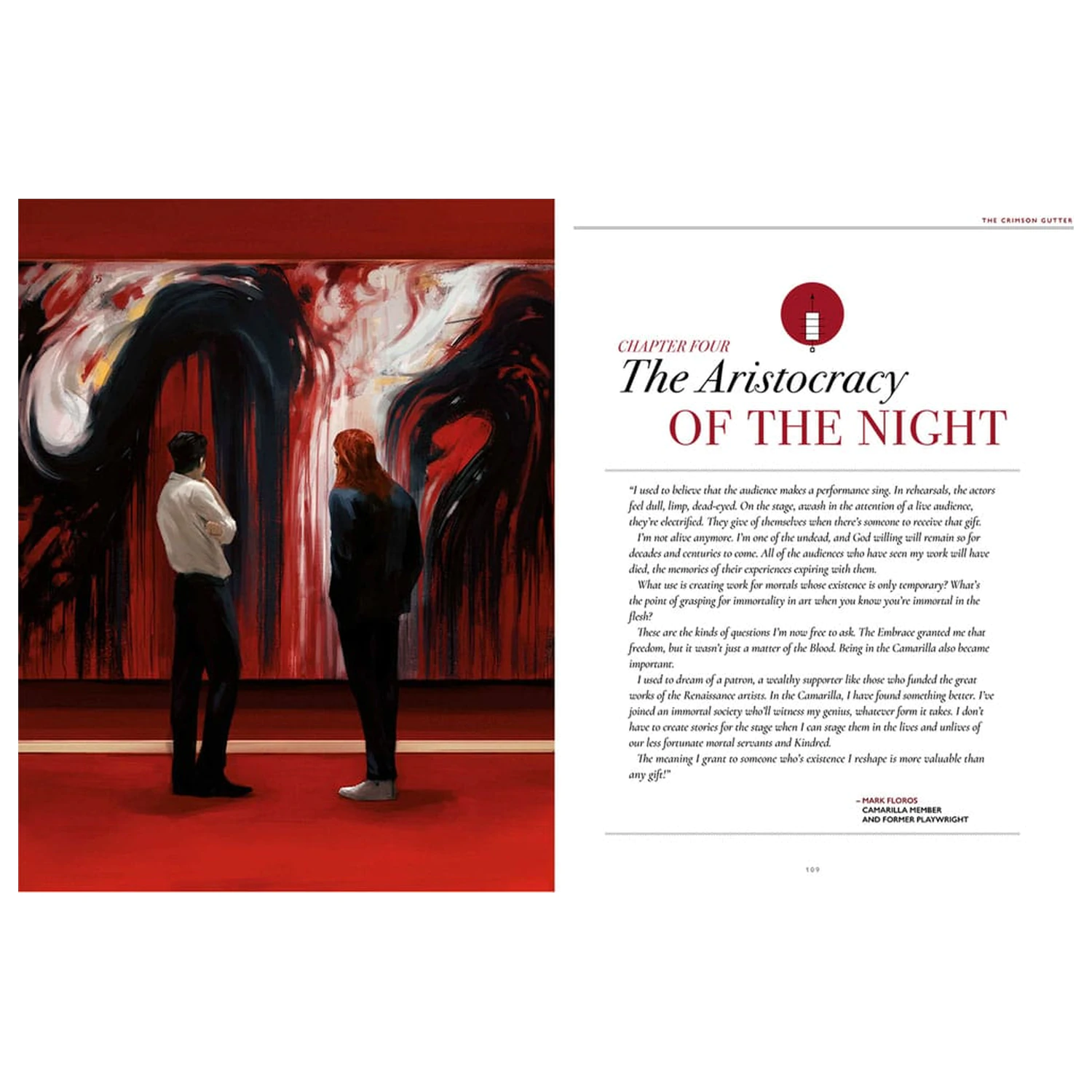 Vampire: The Masquerade 5th Edition książka RPG The Crimson Gutter Chronicle Book Wersja angielska zdjęcie produktu