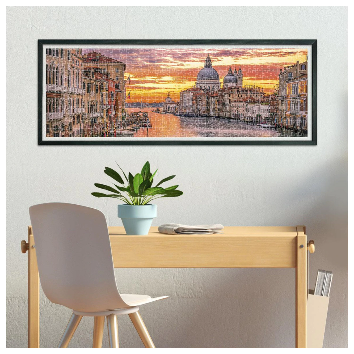 Venice The Grand Canal 1000-częściowe panoramiczne puzzle zdjęcie produktu