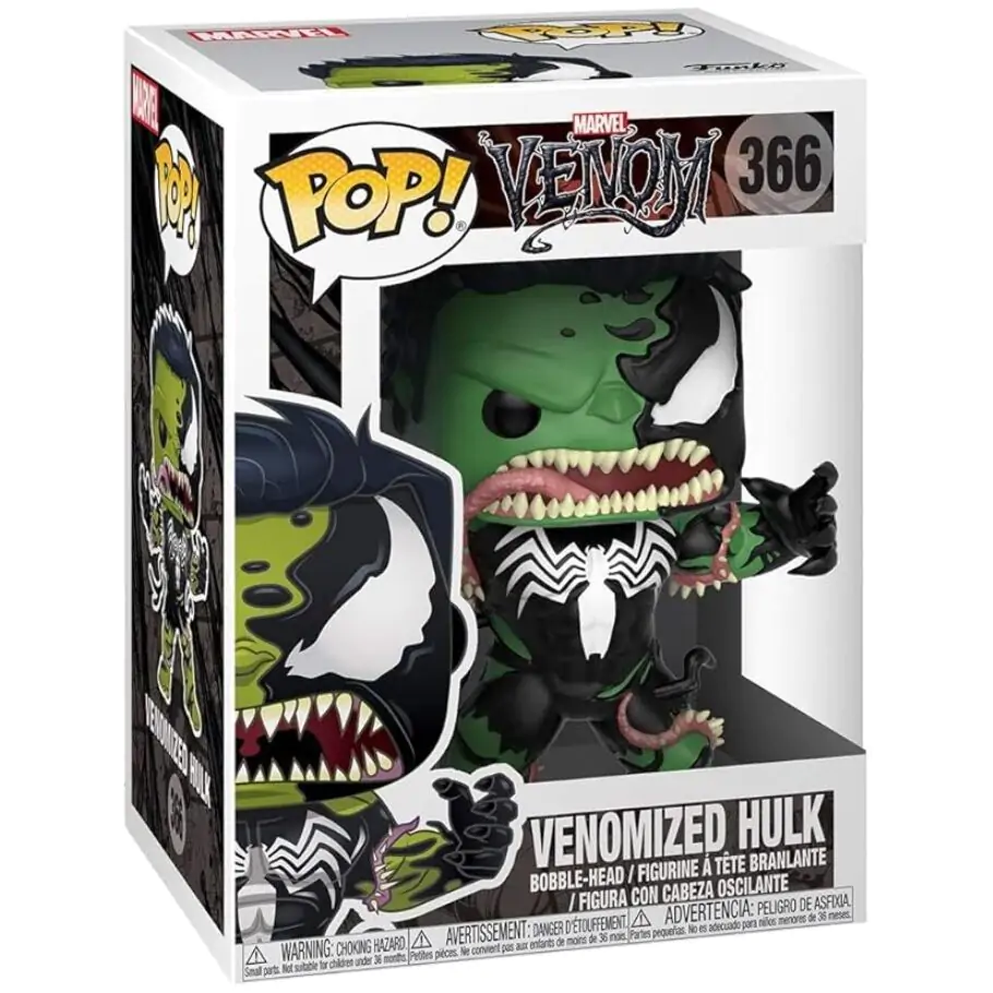 Venom POP! Marvel Vinyl Bobble-Head Venomized Hulk 9 cm zdjęcie produktu