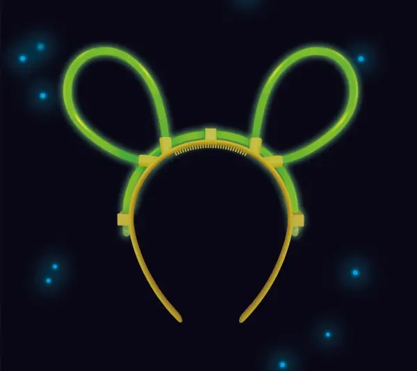 Świecąca opaska tiara mysz 19 cm zdjęcie produktu