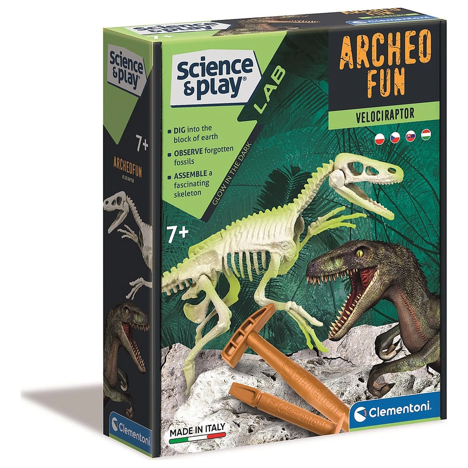 Zestaw archeologiczny Light-Up Velociraptor Archeo Fun zdjęcie produktu