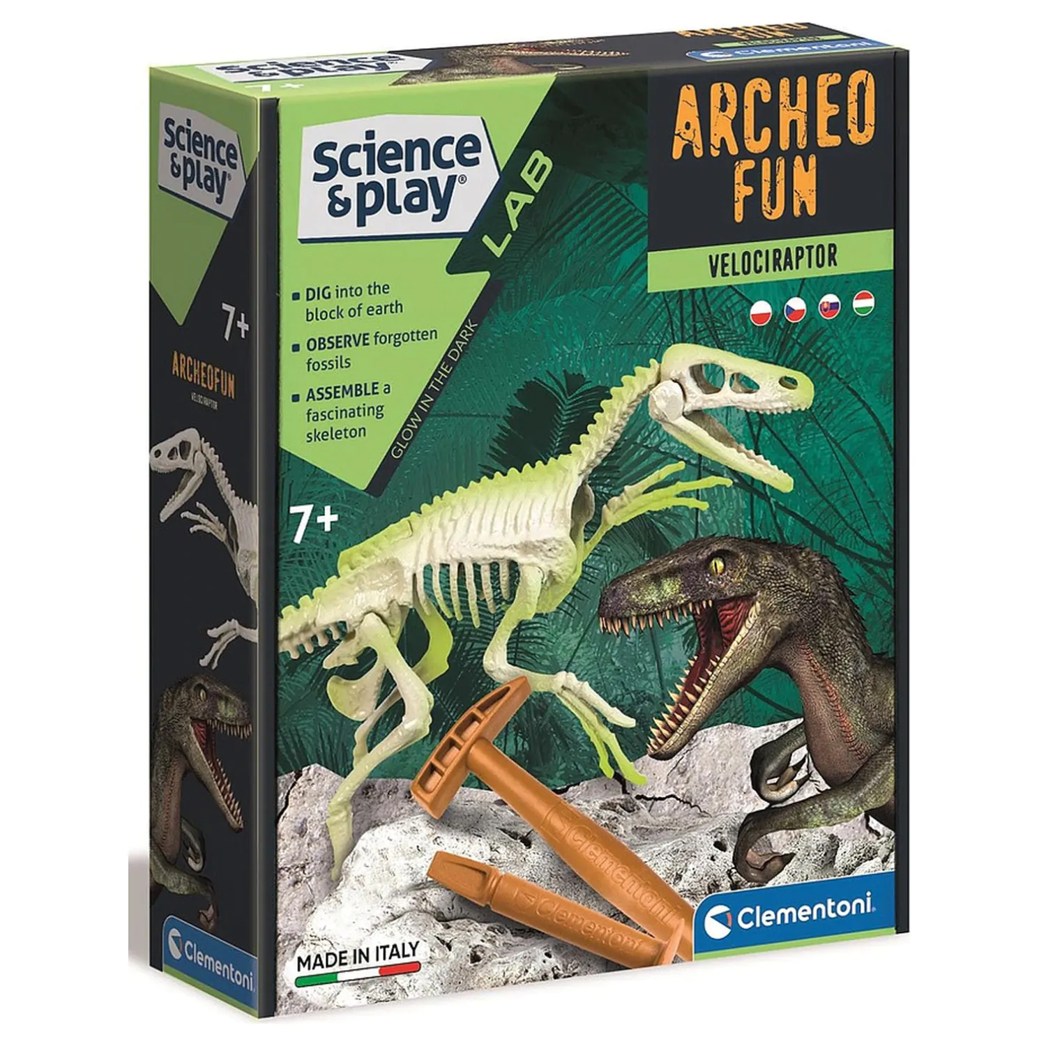 Zestaw archeologiczny Light-Up Velociraptor Archeo Fun zdjęcie produktu