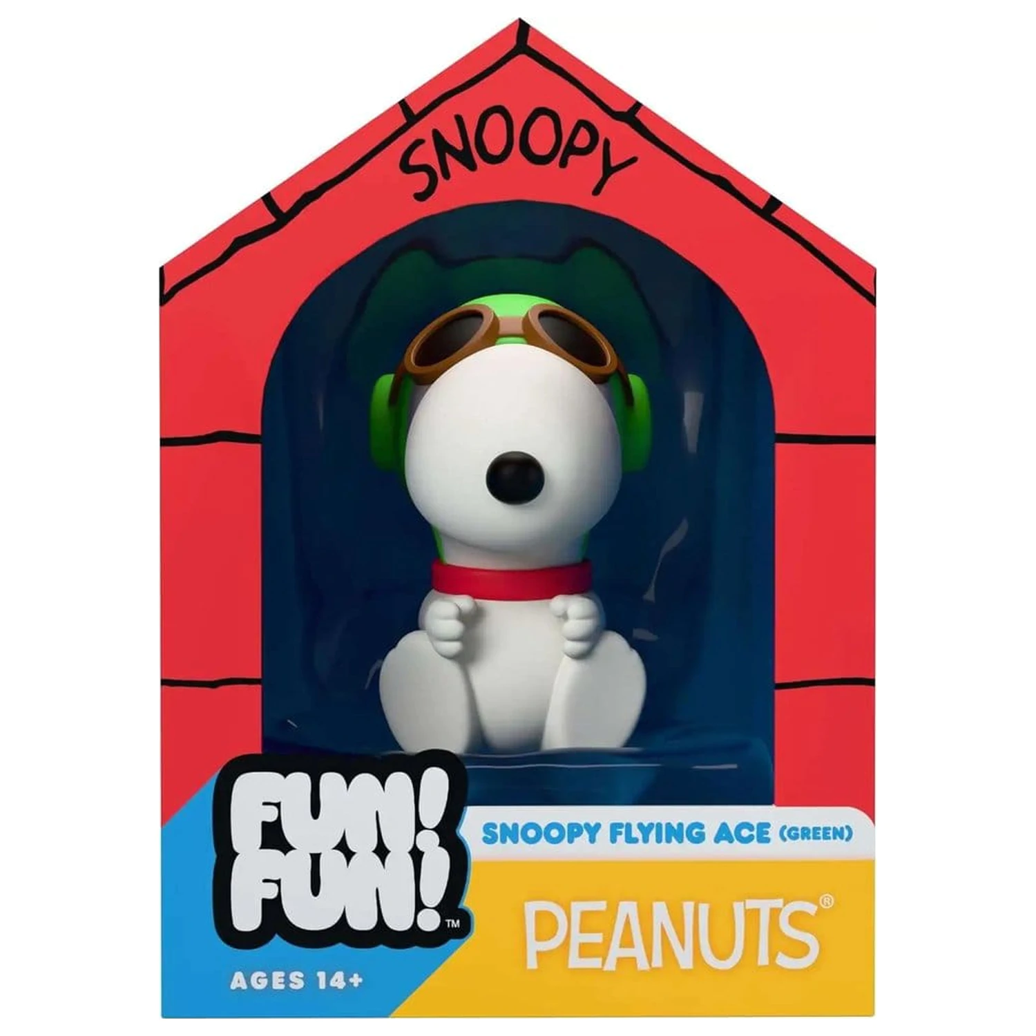 Vintage Peanuts Fun! Fun! Mini figurka Snoopy (Green Hat Flying Ace) zdjęcie produktu
