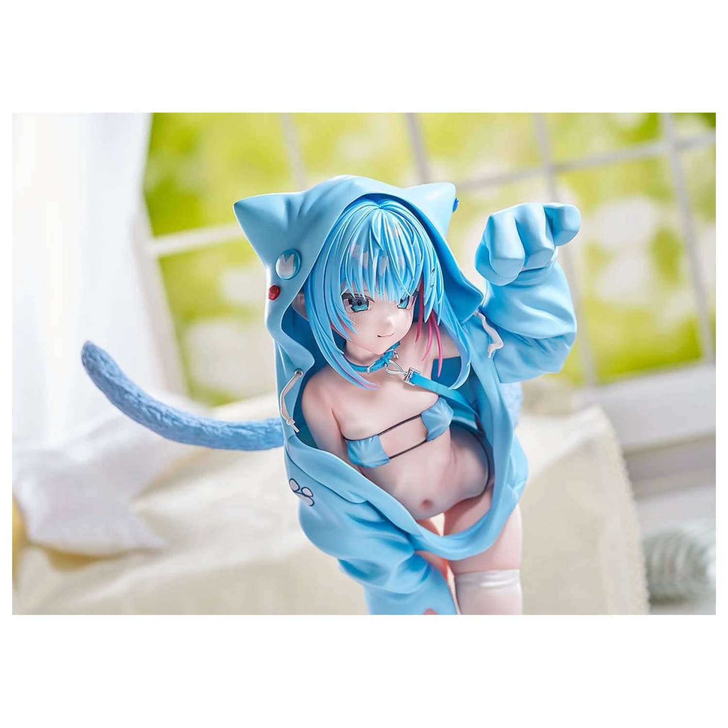 Wirtualny ilustrator Kanzarin PVC Figurka 1/6 kanzarin-chan: Cat-Eared Hoodie Ver. 26 cm zdjęcie produktu