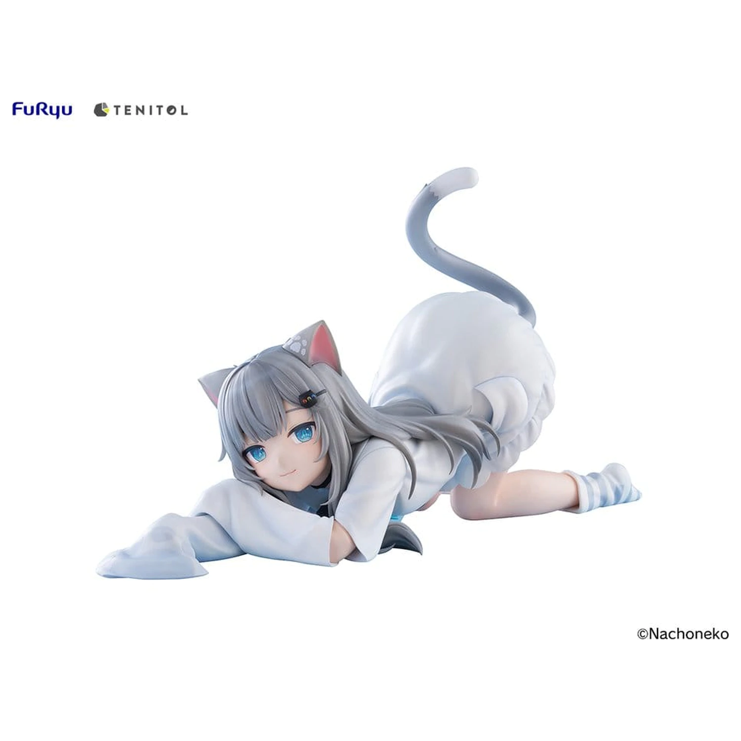 Virtual Youtuber Tenitol Big Noodle Stopper Figurka PCW Nachoneko 18 cm zdjęcie produktu