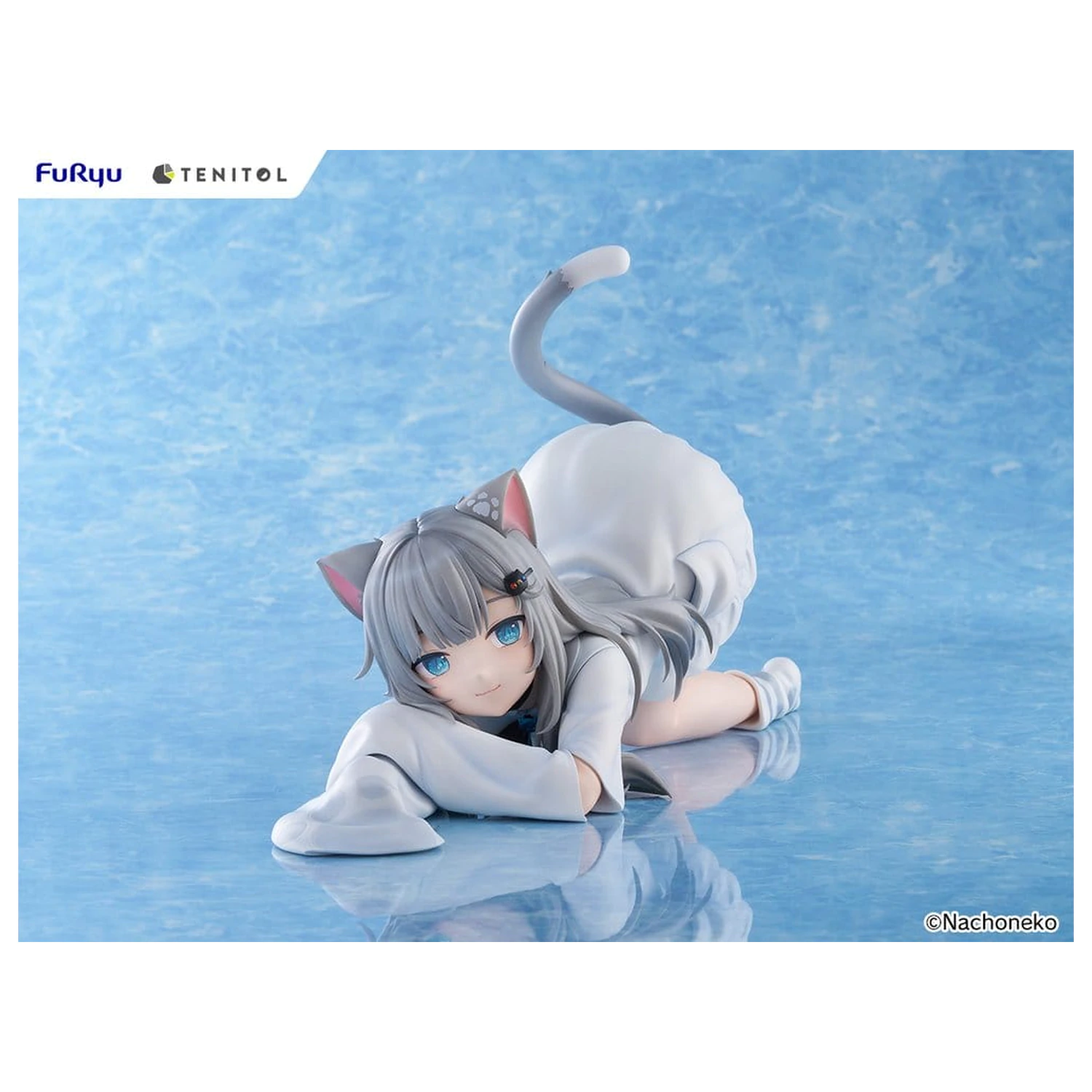 Virtual Youtuber Tenitol Big Noodle Stopper Figurka PCW Nachoneko 18 cm zdjęcie produktu