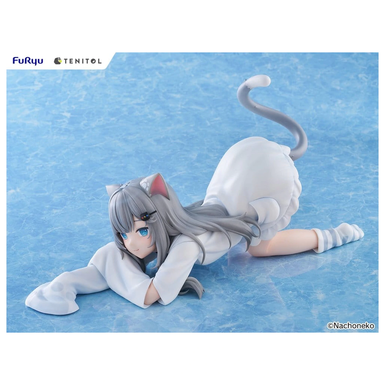 Virtual Youtuber Tenitol Big Noodle Stopper Figurka PCW Nachoneko 18 cm zdjęcie produktu