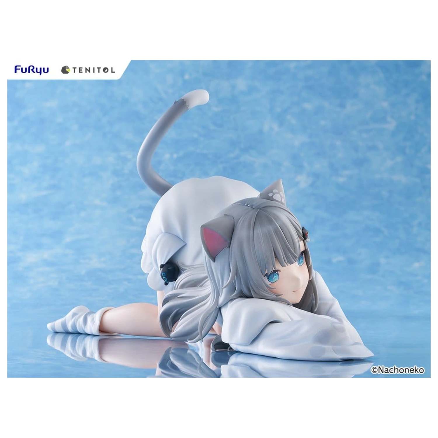 Virtual Youtuber Tenitol Big Noodle Stopper Figurka PCW Nachoneko 18 cm zdjęcie produktu