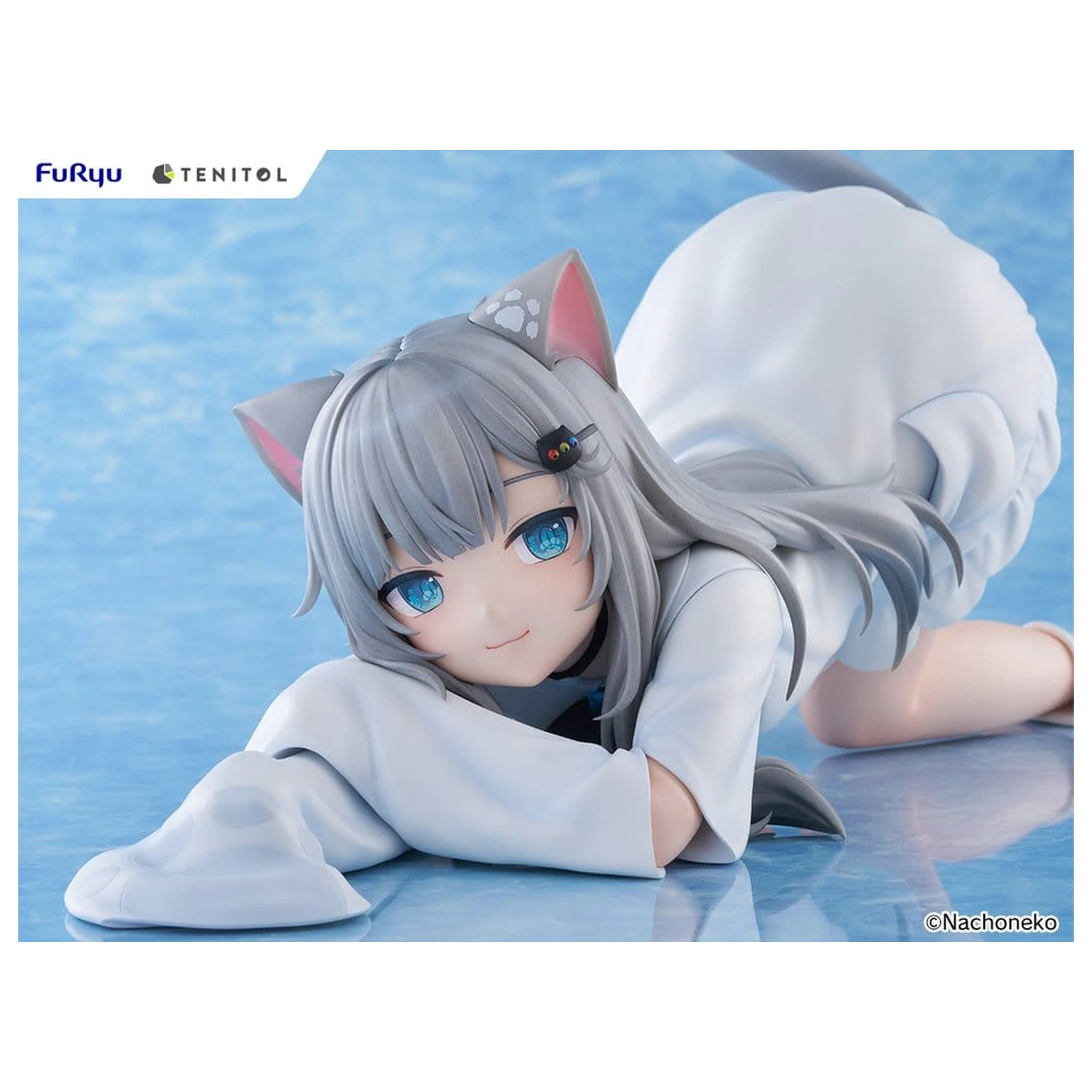 Virtual Youtuber Tenitol Big Noodle Stopper Figurka PCW Nachoneko 18 cm zdjęcie produktu