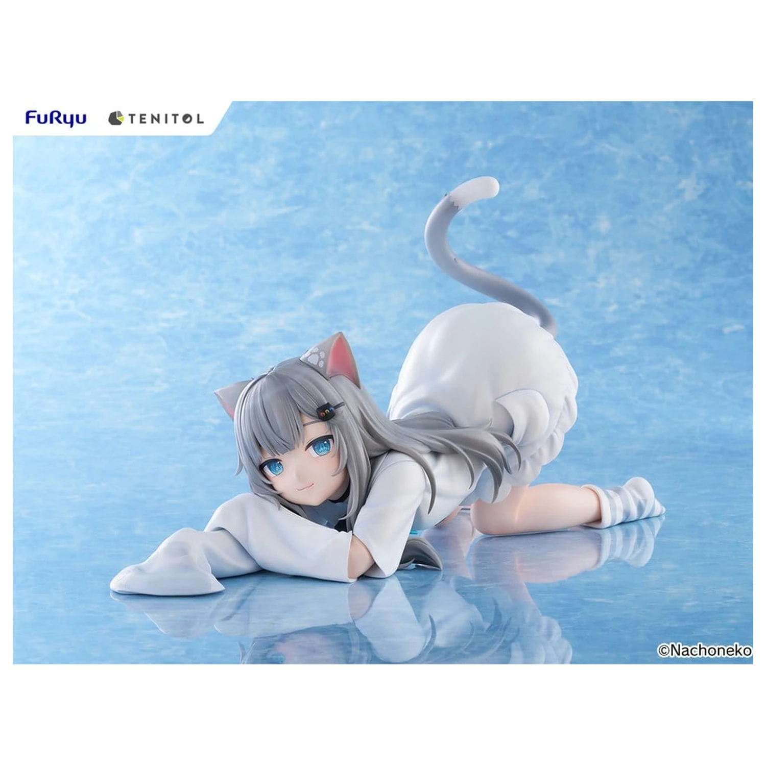 Virtual Youtuber Tenitol Big Noodle Stopper Figurka PCW Nachoneko 18 cm zdjęcie produktu